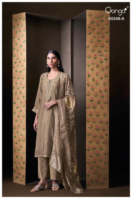 Ganga evnsa 5249 wholesale dress material in mumbai mumbai maharashtra